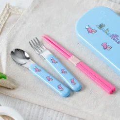 Cuisine Et Table|Maison Ghibli Set Baguettes Cuillère Fourchette Ponyo dans la mer - Ponyo sur la fa