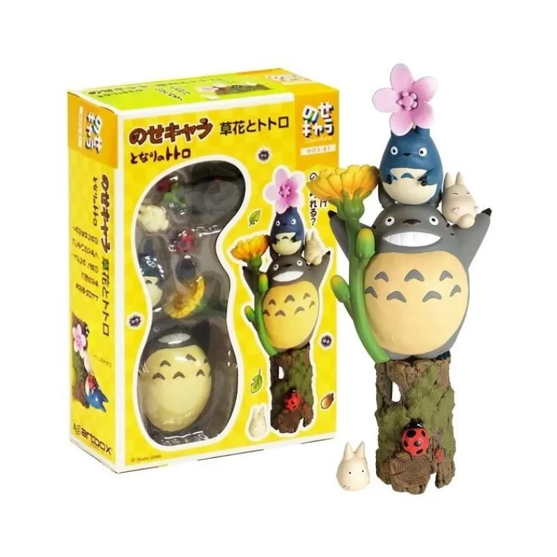 Jouets|Maison Ghibli Set de figurines Totoro Fleurs - Mon Voisin Totoro
