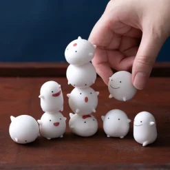 Jouets|Maison Ghibli Set Figurines Nosechara Warawara - Le Garçon et le Héron