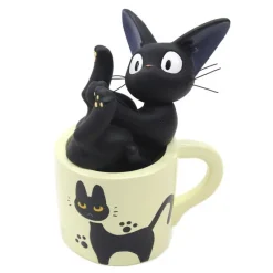 Décoration|Maison Ghibli Soliflore Jiji dans sa tasse - Kiki la petite sorcière