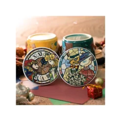 Cuisine Et Table|Maison Ghibli Sous-verre céramique Roi des Nains & Princesse - Si tu tends l'oreill