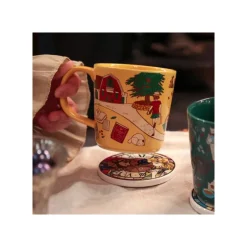 Cuisine Et Table|Maison Ghibli Sous-verre céramique Roi des Nains & Princesse - Si tu tends l'oreill