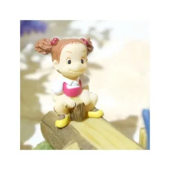 Statues|Maison Ghibli Statue Balancoire Mei Et Totoro Bleu Et Blanc  - Mon Voisin Totoro