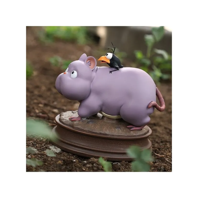 Statues|Maison Ghibli Statue Boh Mouse et Oiseau - Le Voyage de Chihiro