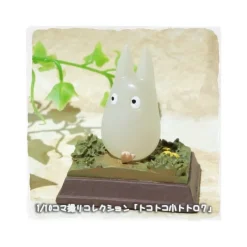 Statues|Maison Ghibli Statue Collection Stop Motion Totoro Blanc Course Pose 7 - Mon Voisin