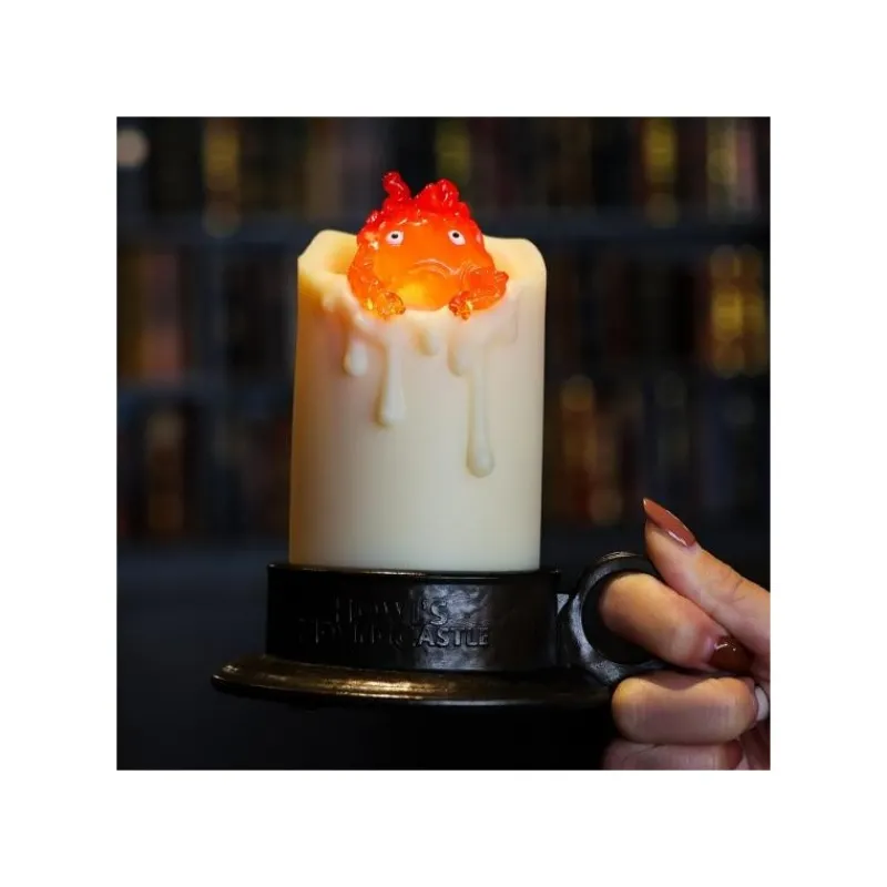 Statues|Maison Ghibli Statue lumineuse Calcifer Bougie - Le Château ambulant