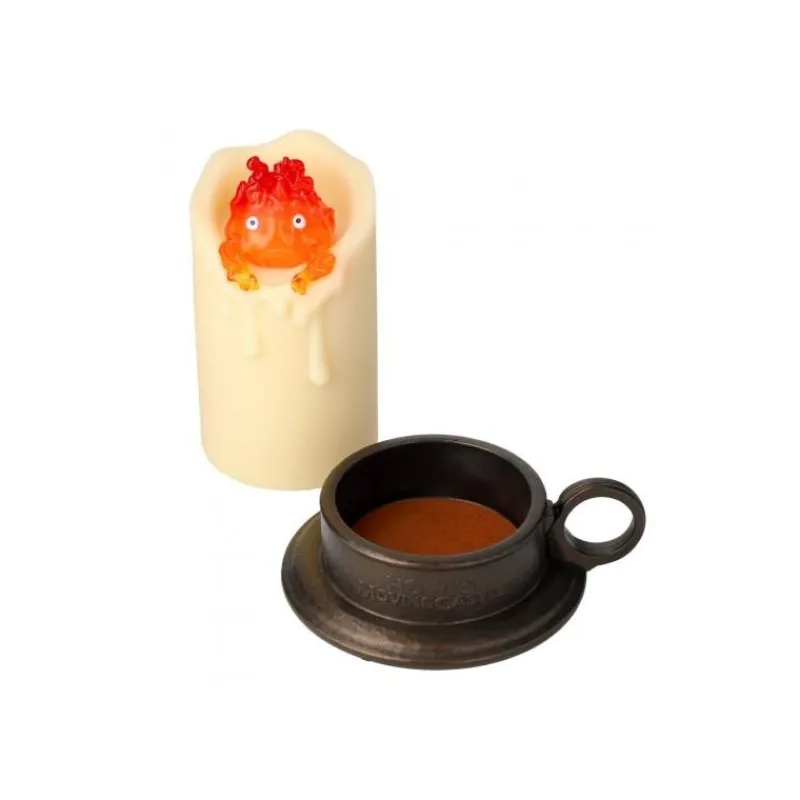 Statues|Maison Ghibli Statue lumineuse Calcifer Bougie - Le Château ambulant