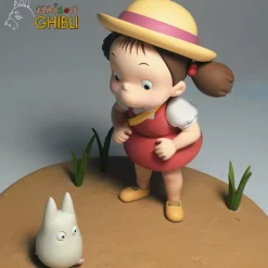 Éditions Limitées|Maison Ghibli Statue Mei et petit Totoro - Mon Voisin Totoro