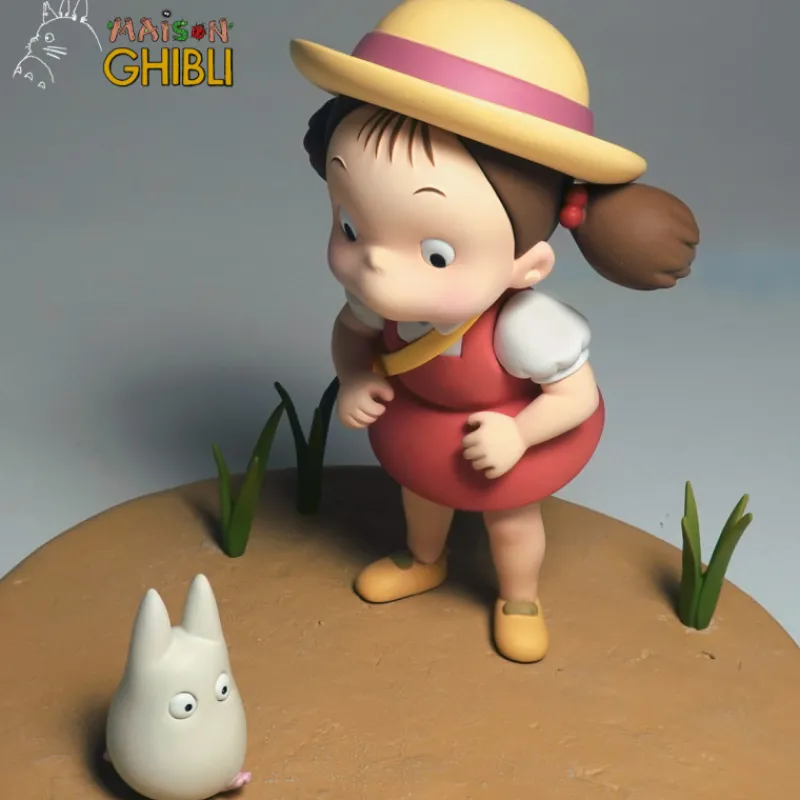 Éditions Limitées|Maison Ghibli Statue Mei et petit Totoro - Mon Voisin Totoro