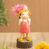 Décoration|Maison Ghibli Statue Soliflore Mei & Totoro Blanc - Mon Voisin Totoro
