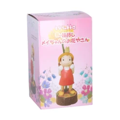 Décoration|Maison Ghibli Statue Soliflore Mei & Totoro Blanc - Mon Voisin Totoro