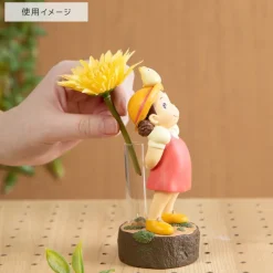 Décoration|Maison Ghibli Statue Soliflore Mei & Totoro Blanc - Mon Voisin Totoro