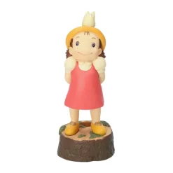 Décoration|Maison Ghibli Statue Soliflore Mei & Totoro Blanc - Mon Voisin Totoro
