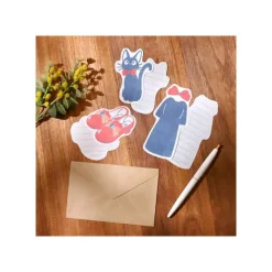 Cartes Postales Et Papier À Lettres|Maison Ghibli Stickers accessoires de Kiki - Kiki la petite sorcière