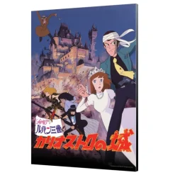 Décoration Murale|Maison Ghibli Tableau 02 - Affiche Lupin rétro - Le Château de Cagliostro