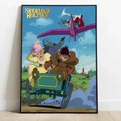 Décoration Murale|Maison Ghibli Tableau 01 - Sherlock vs Moriarty - Sherlock Holmes