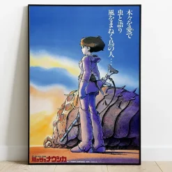 Décoration Murale|Maison Ghibli Tableau 35x50 Affiche Japonaise – Nausicäa