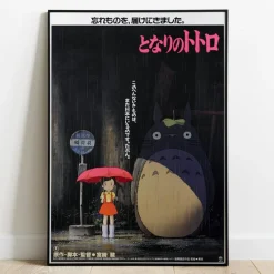 Décoration Murale|Maison Ghibli Tableau 35x50 Affiche Japonaise – Totoro