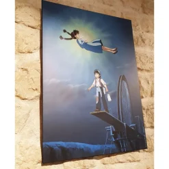 Décoration Murale|Maison Ghibli Tableau 35x50 Ghibli - Le Château dans le ciel