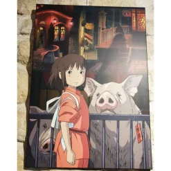 Décoration Murale|Maison Ghibli Tableau 35x50 Ghibli - Le Voyage de Chihiro