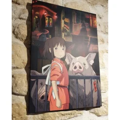 Décoration Murale|Maison Ghibli Tableau 35x50 Ghibli - Le Voyage de Chihiro