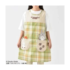 Cuisine Et Table|Maison Ghibli Tablier à Carreaux Totoro - Mon Voisin Totoro
