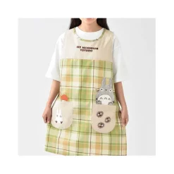 Cuisine Et Table|Maison Ghibli Tablier à Carreaux Totoro - Mon Voisin Totoro