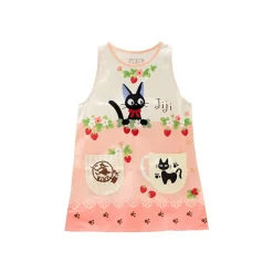 Cuisine Et Table|Maison Ghibli Tablier Jiji Fraises 84 x 61,5 cm - Kiki la petite sorcière