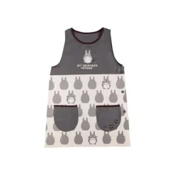 Cuisine Et Table|Maison Ghibli Tablier Silhouette Totoro Gris 84 x 61,5cm - Mon Voisin Totoro