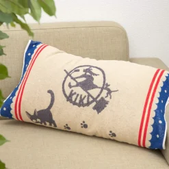 Linge De Maison|Maison Ghibli Taie d'oreiller Jiji Balai - Kiki la petite sorcière