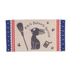 Linge De Maison|Maison Ghibli Taie d'oreiller Jiji Balai - Kiki la petite sorcière