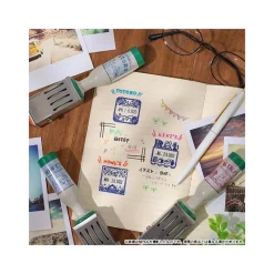 Petit Matériel|Maison Ghibli Tampon dateur Art Deco - Le Château ambulant