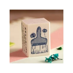 Petit Matériel|Maison Ghibli Tampon en bois Noiraudes & Pinceau - Mon Voisin Totoro