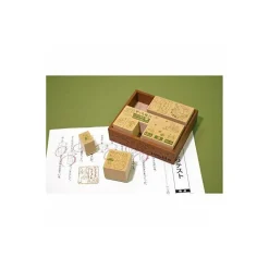 Petit Matériel|Maison Ghibli Tampons en Bois Totoro et Chatbus Version Verte - Mon Voisin Totoro