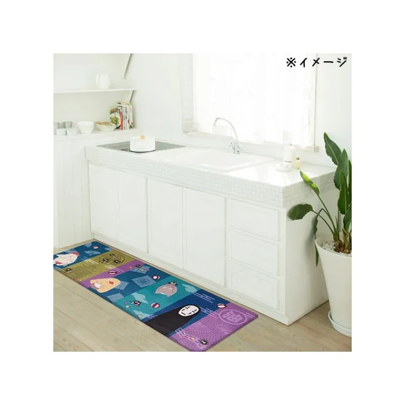 Tapis|Maison Ghibli Tapis de Jeu Plastifie 45x120cm No Face - Le Voyage de Chihiro