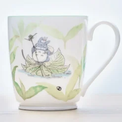 Cuisine Et Table|Maison Ghibli Tasse Totoro sur une feuille - Mon Voisin Totoro