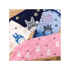 Linge De Maison|Maison Ghibli Tenugi Totoro Blanc Feux d’artifice - Mon Voisin Totoro