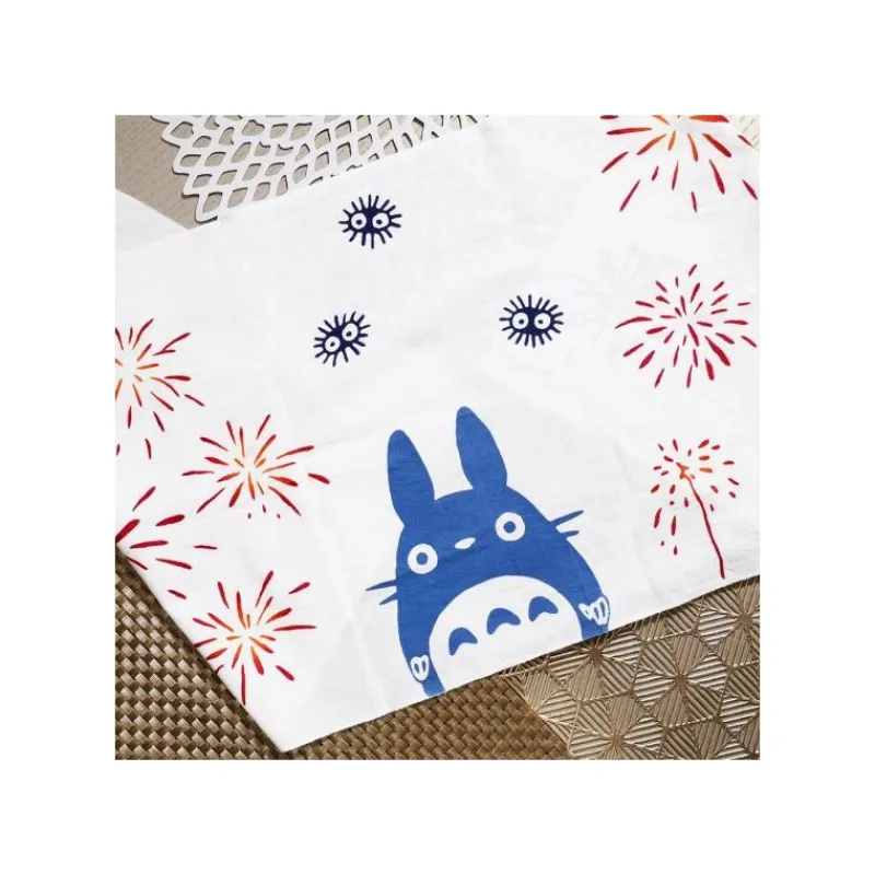Linge De Maison|Maison Ghibli Tenugi Totoro Bleu Feux d’artifice - Mon Voisin Totoro