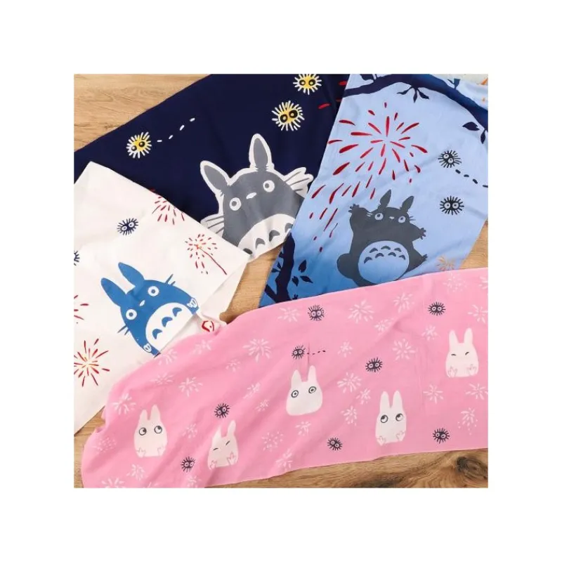 Linge De Maison|Maison Ghibli Tenugi Totoro Bleu Feux d’artifice - Mon Voisin Totoro