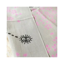 Linge De Maison|Textile|Maison Ghibli Tenugi Totoro Gris & Sakura - Mon Voisin Totoro