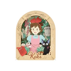 Loisirs Créatifs|Maison Ghibli Théâtre de papier Flower garden - Kiki la petite sorcière