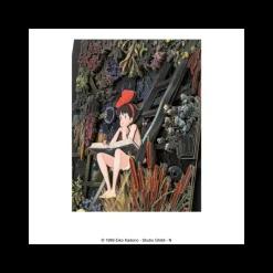 Loisirs Créatifs|Maison Ghibli Théâtre de papier Ombres Le coin des filles - Kiki la petite sorcière