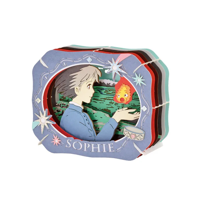 Loisirs Créatifs|Maison Ghibli Théâtre de papier Sophie & Calcifer - Le Château ambulant