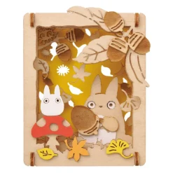 Loisirs Créatifs|Maison Ghibli Théâtre de papier Style bois Totoro Champignon - Mon Voisin Totoro