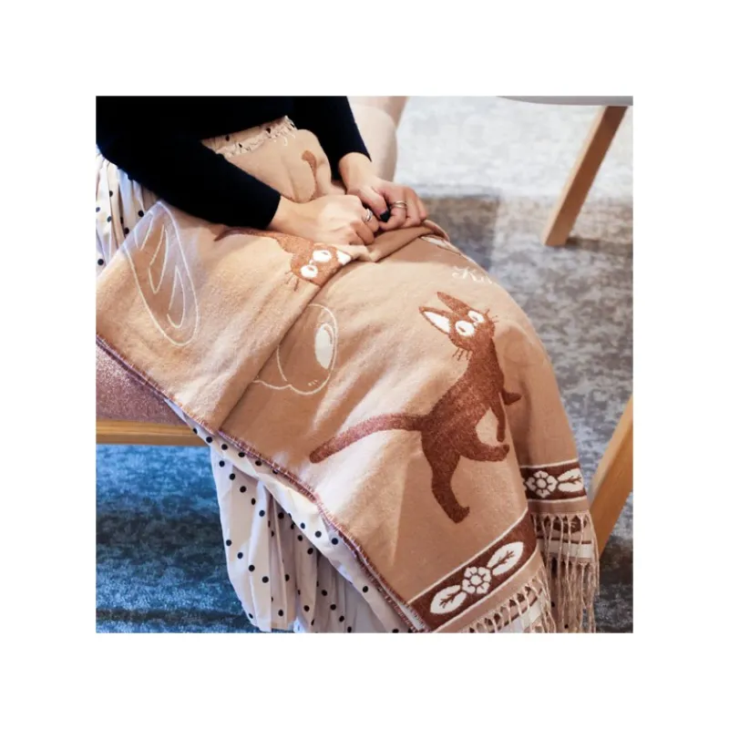 Textile|Maison Ghibli Étole Beige Jiji - Kiki la petite sorcière