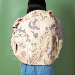 Textile|Maison Ghibli Étole rose Jiji - Kiki la petite sorcière