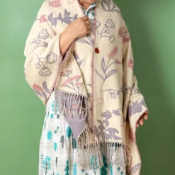 Textile|Maison Ghibli Étole rose Jiji - Kiki la petite sorcière