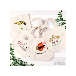 Sacs|Maison Ghibli Tote bag Brodé Calcifer - Le Château ambulant