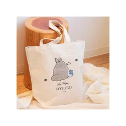 Sacs|Maison Ghibli Tote bag brodé Totoro s'en va - Mon Voisin Totoro