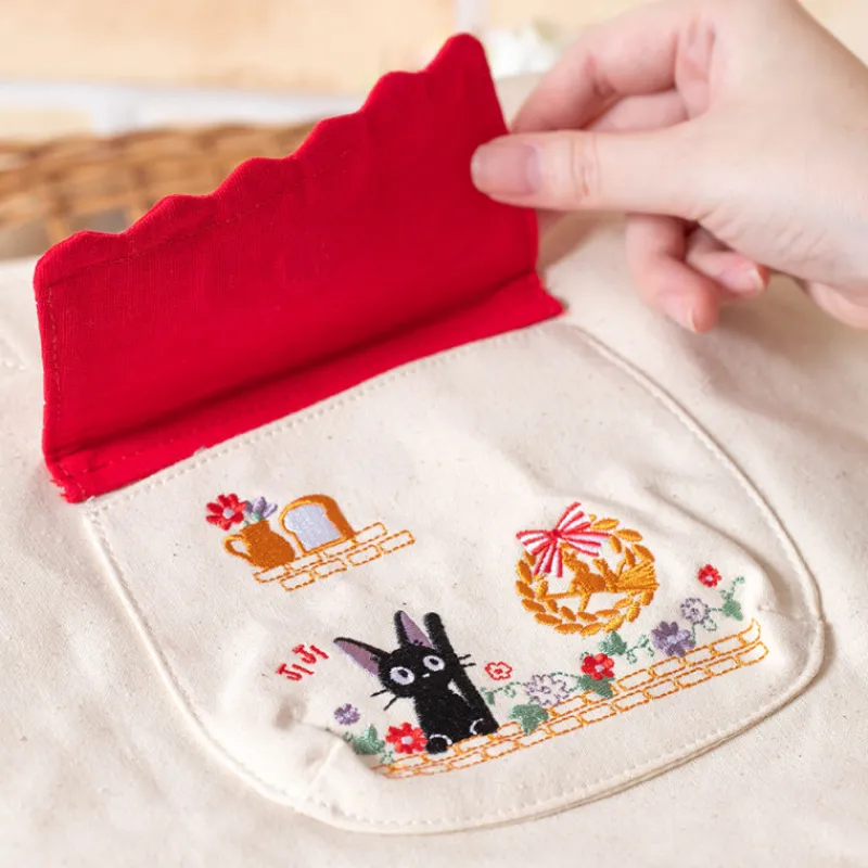 Sacs|Maison Ghibli Tote bag Jiji Au milieu des fleurs - Kiki la petite sorcière